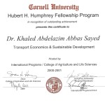 Cornell University Certificate in Transport Economics & Sustainable Development