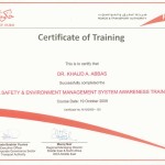 Course on Safety & Environment Management System